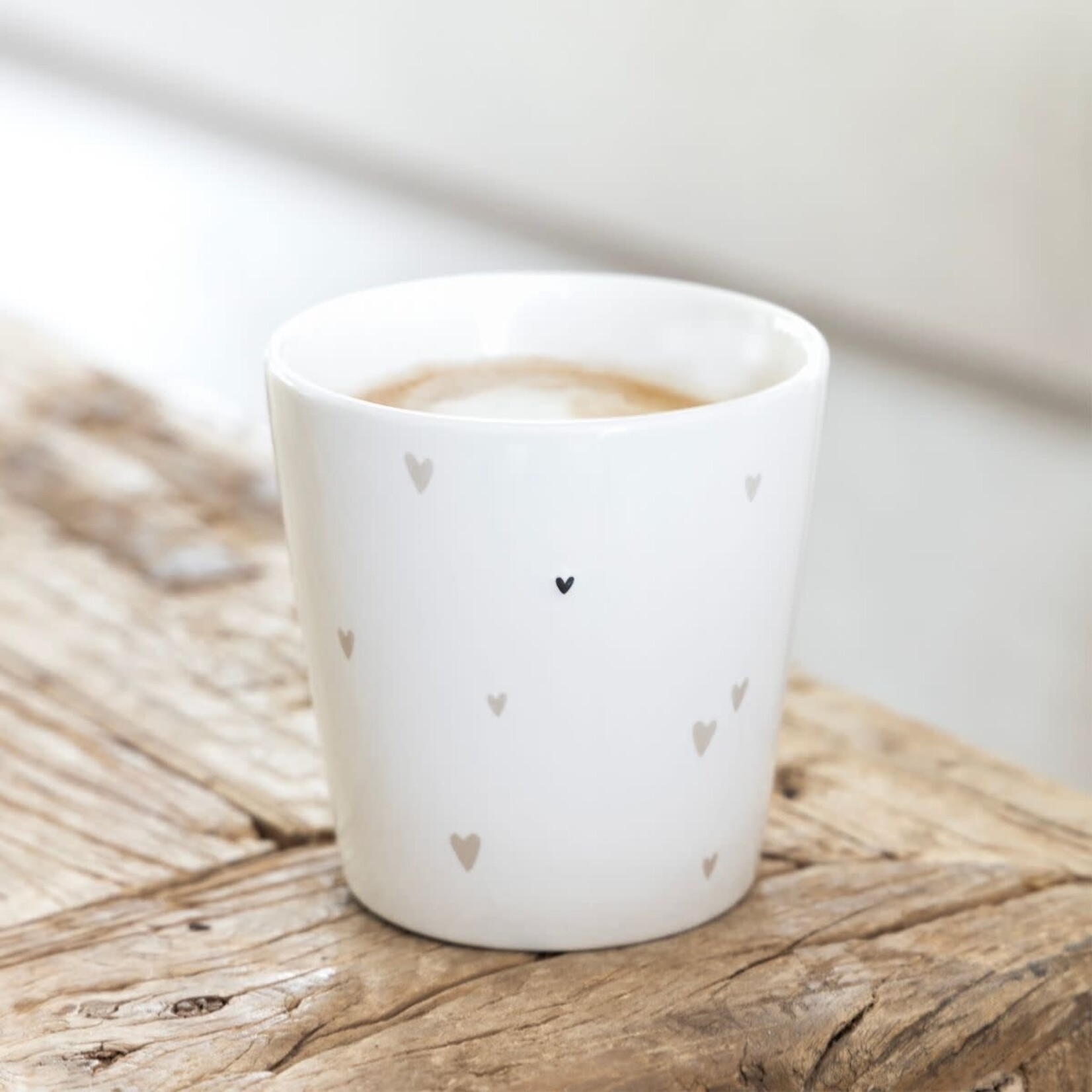 Bastion Collections Mug Hearts 9*9*7,5 cm