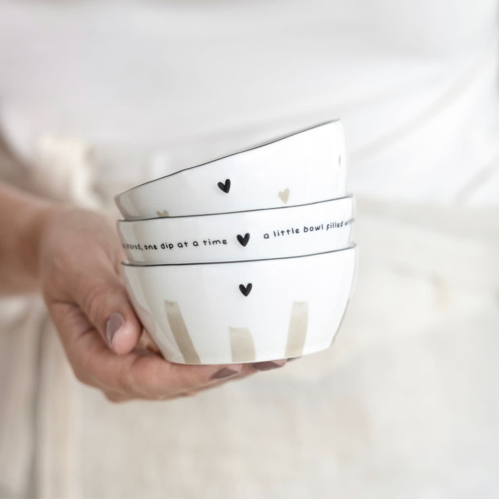 Bastion Collections Bowl Sauce Ecritures 6.8*9.5 cm