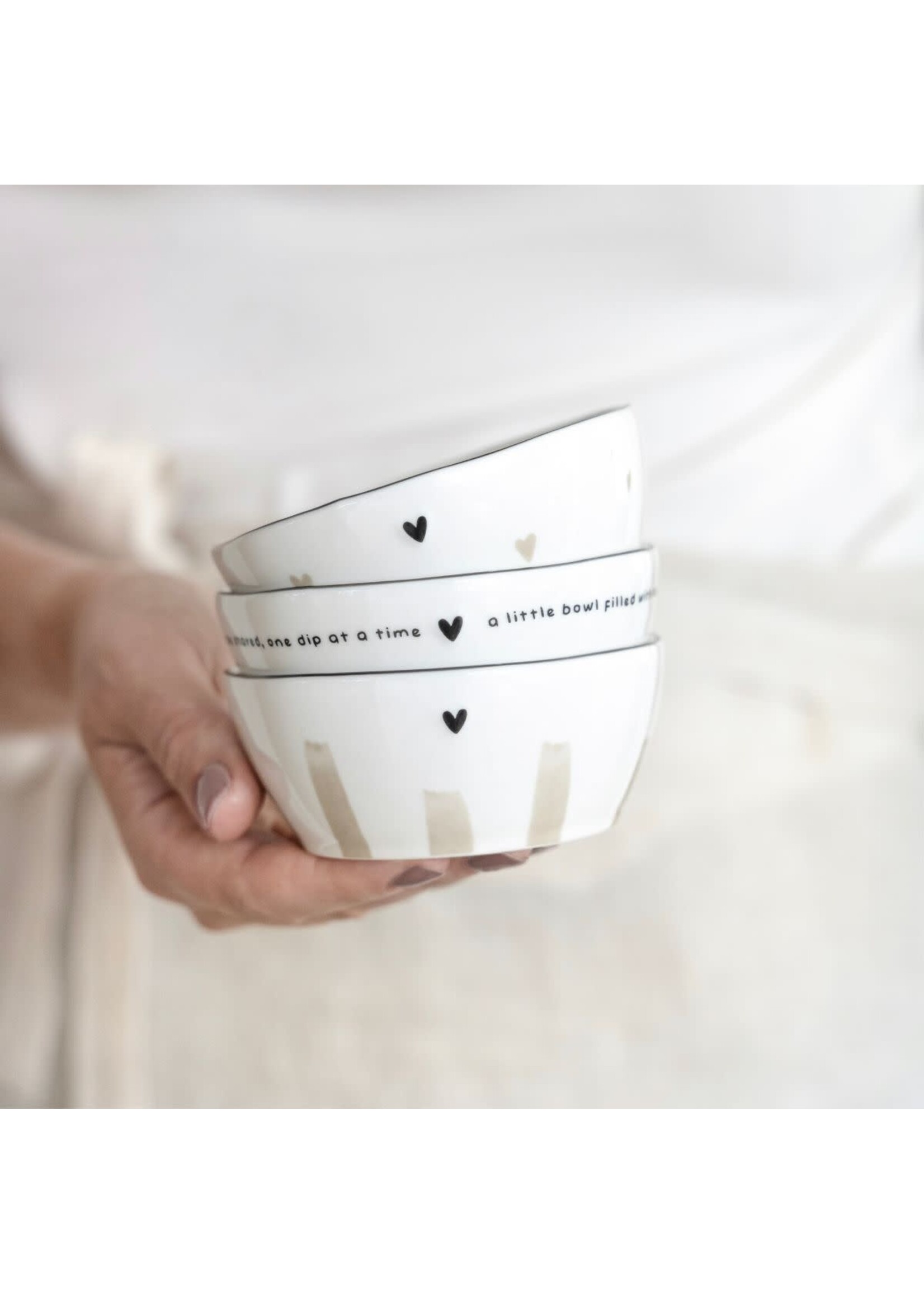 Bastion Collections Bowl Sauce Ecritures 6.8*9.5 cm