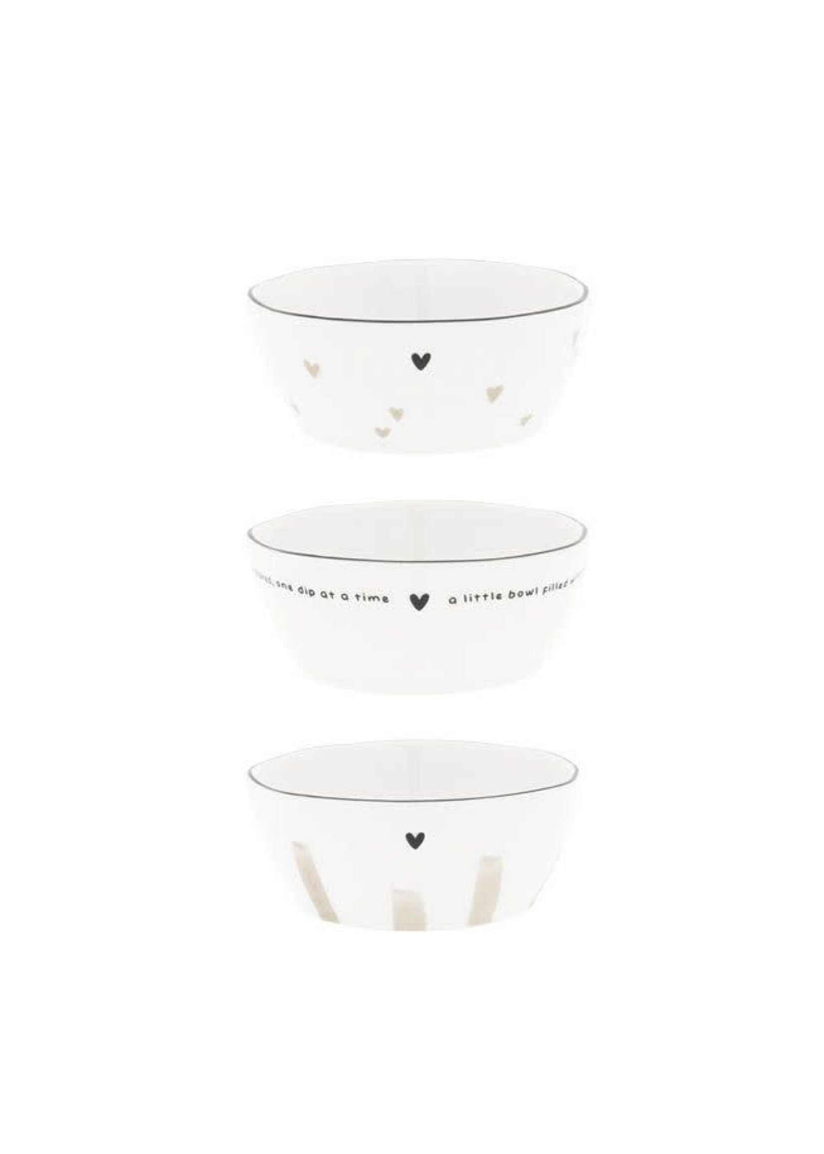 Bastion Collections Bowl Sauce Ecritures 6.8*9.5 cm