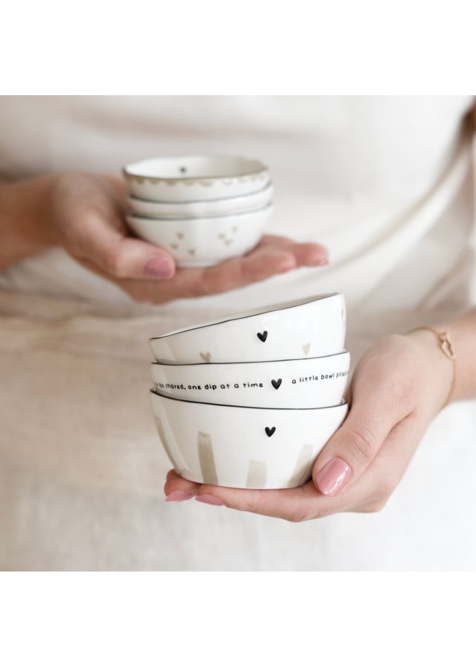 Bastion Collections Bowl Sauce Ecritures 6.8*9.5 cm