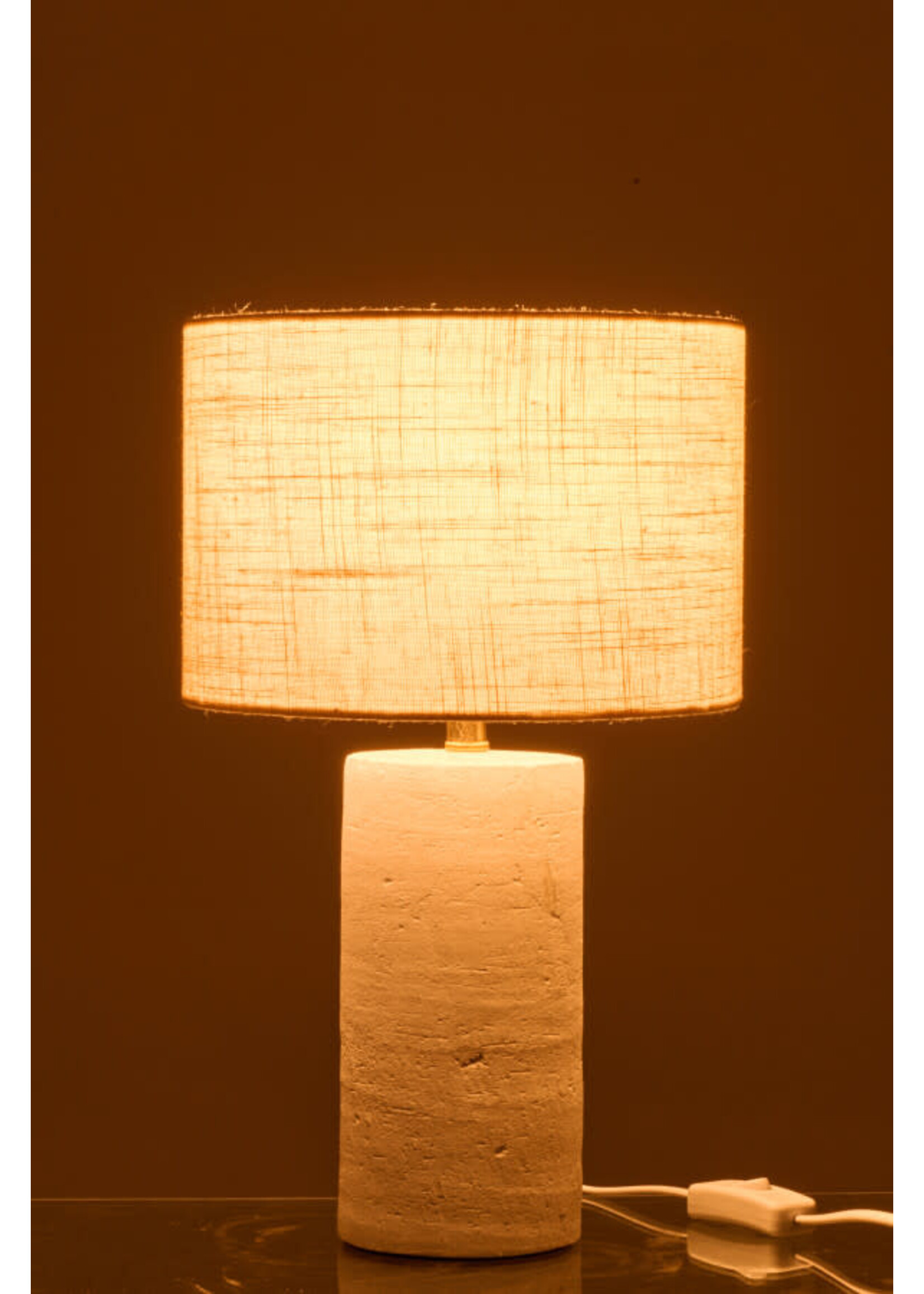 Bivouac Lampe de Table Pierre Céram 37 cm