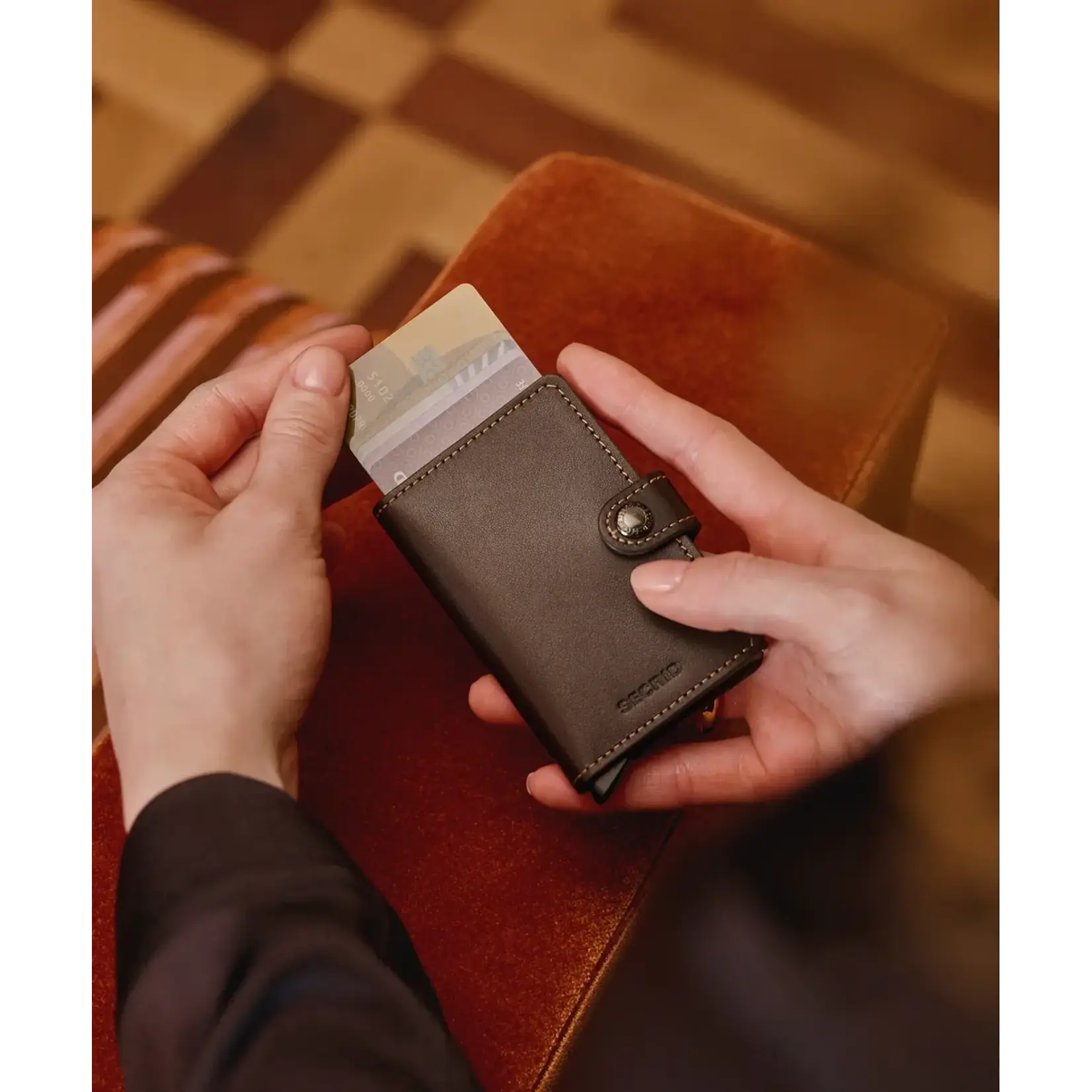 Secrid Mini Wallet CardProtector Black Brown