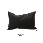 Maison de Vacances MDV Coussin 40*60 Chenille Soft Washed Noir