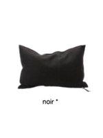 Maison de Vacances MDV Coussin 40*60 Chenille Soft Washed Noir