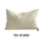 Maison de Vacances MDV Coussin 40*60 Crepon de Lin Lavé Fior di Latte