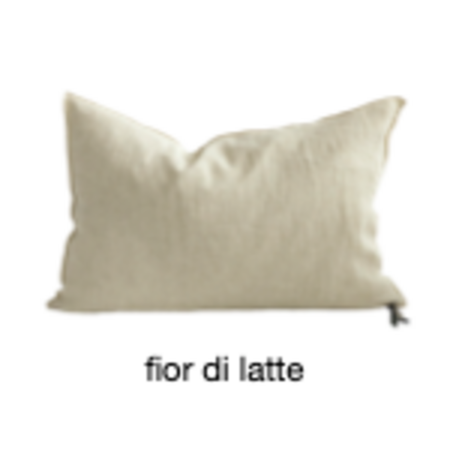 Maison de Vacances MDV Coussin 40*60 Crepon de Lin Lavé Fior di Latte