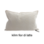 Maison de Vacances MDV Coussin 40*60 Jacquard Stone Washed Kilim Fior di Latte