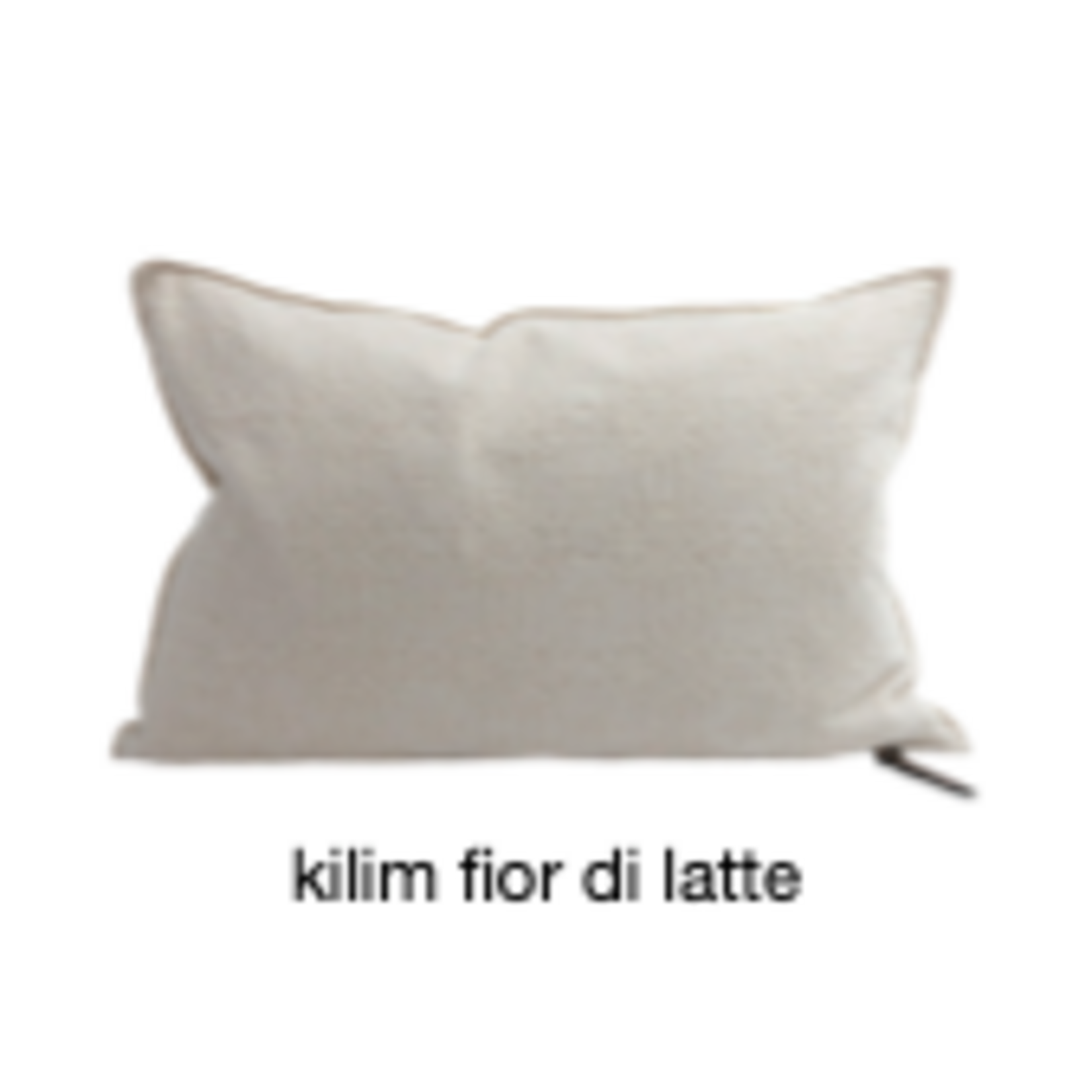 Maison de Vacances MDV Coussin 40*60 Jacquard Stone Washed Kilim Fior di Latte