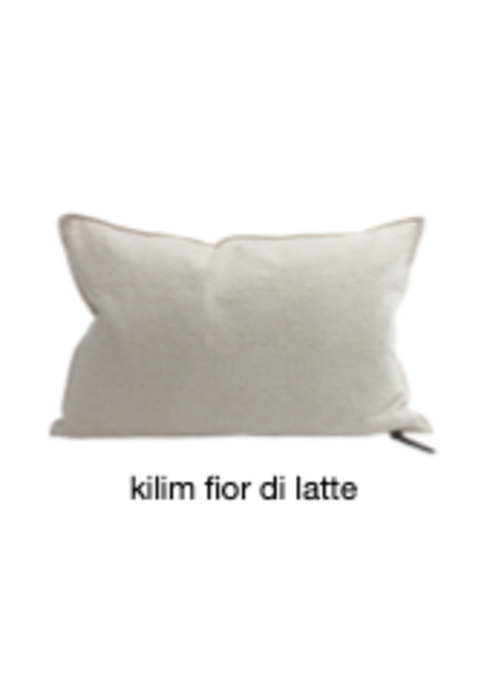 Maison de Vacances MDV Coussin 40*60 Jacquard Stone Washed Kilim Fior di Latte