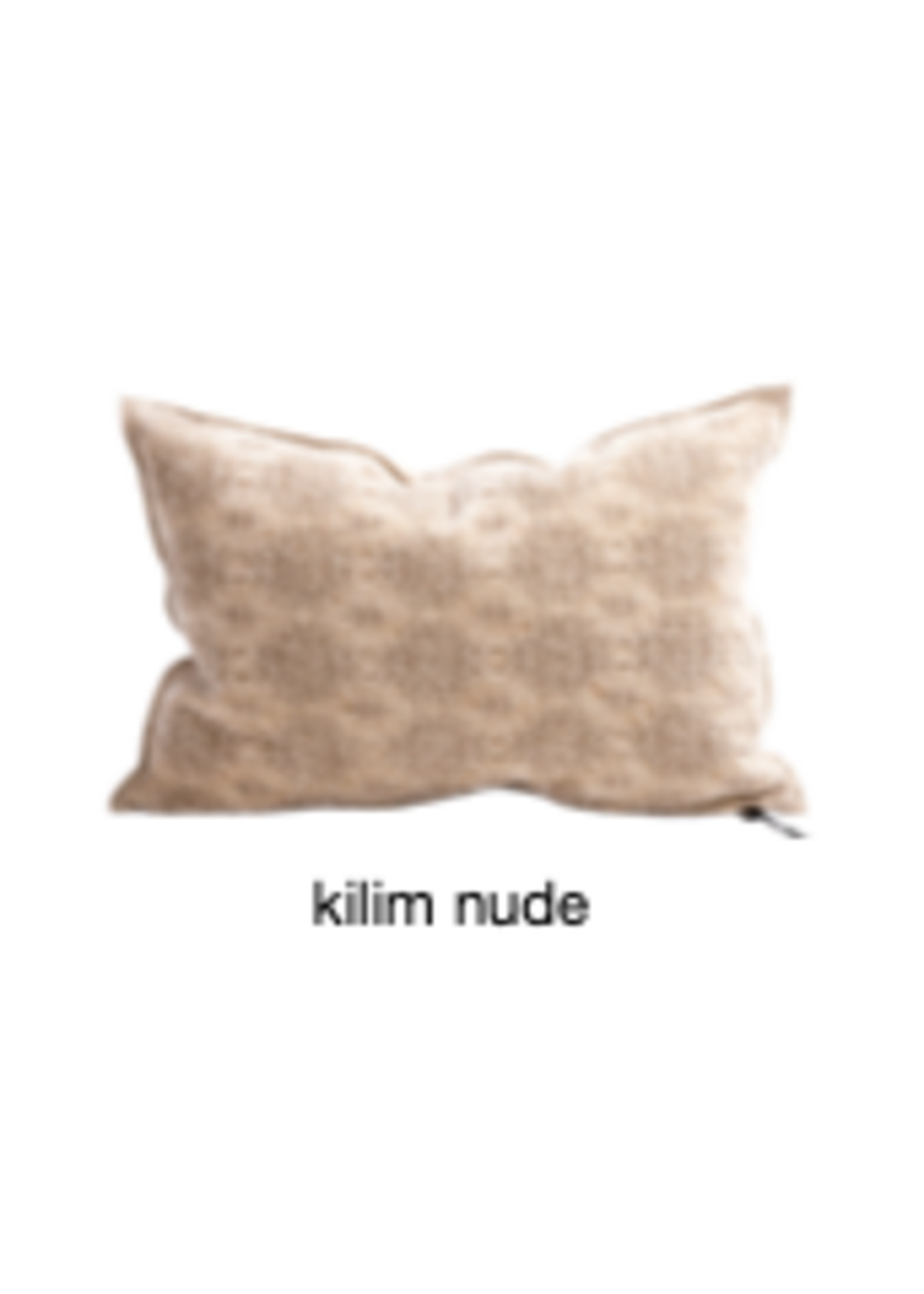 Maison de Vacances MDV Coussin 40*60 Jacquard Stone Washed Kilim Nude