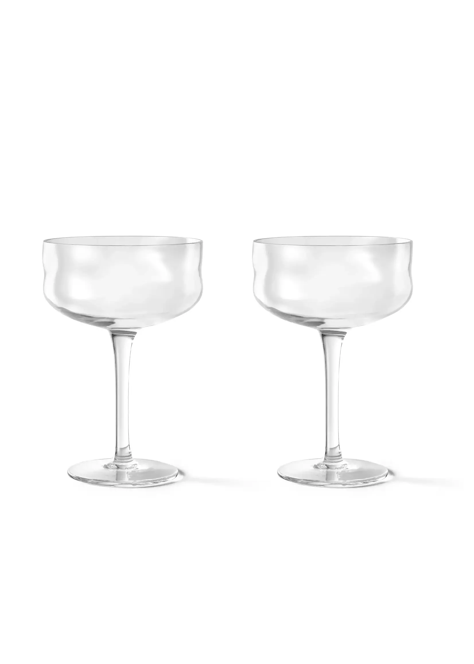 Paveau Verre Coupe Paveau Swirl Wave  Set de 2 pièces