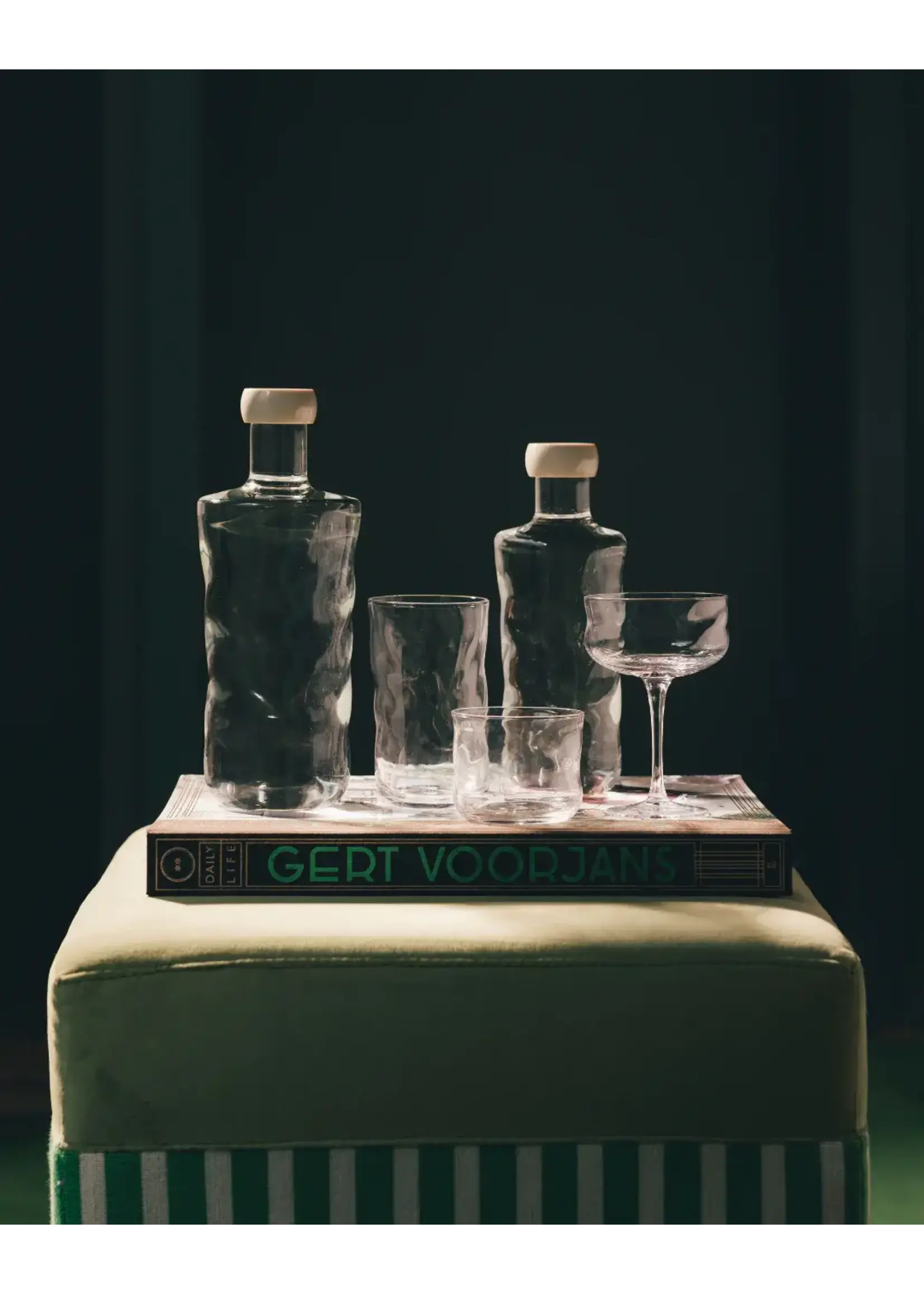 Paveau Verre Coupe Paveau Swirl Wave  Set de 2 pièces