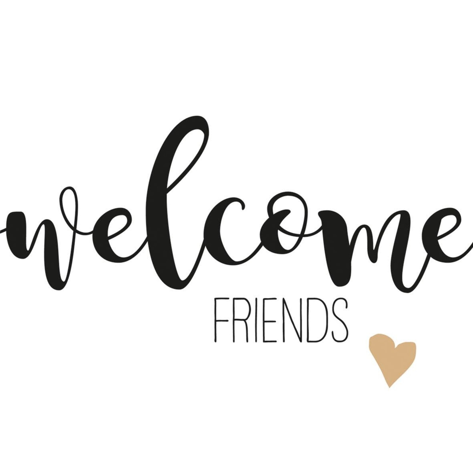 Serviettes en Papier Welcome Friends 33*33