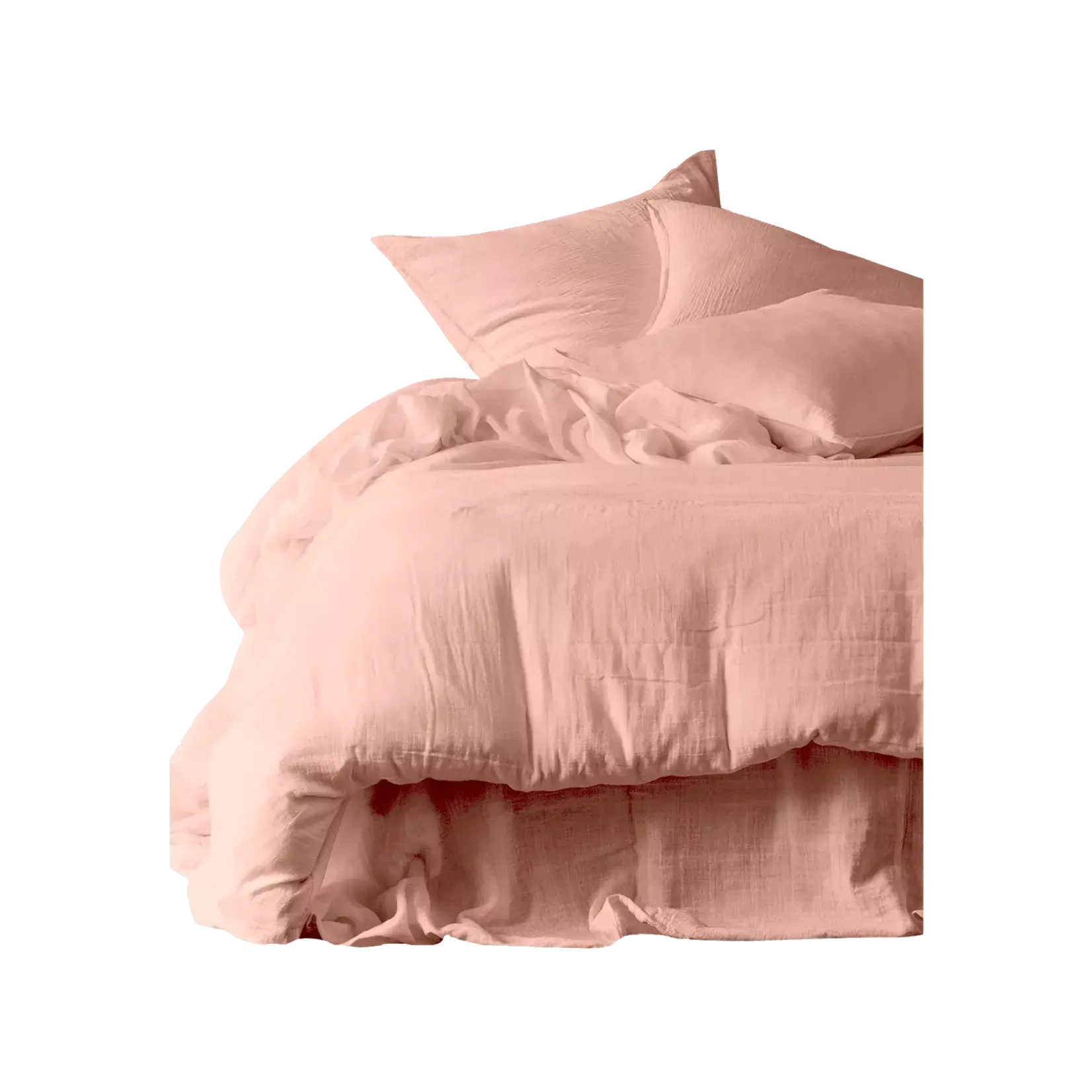 Haomy Housse de Couette Mykonos Blush 140*200 cm