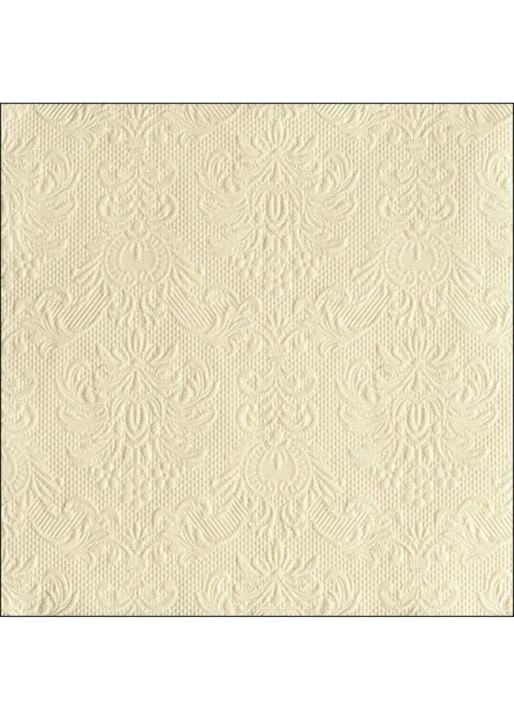 Serviettes en Papier 40 cm Elegance Cream