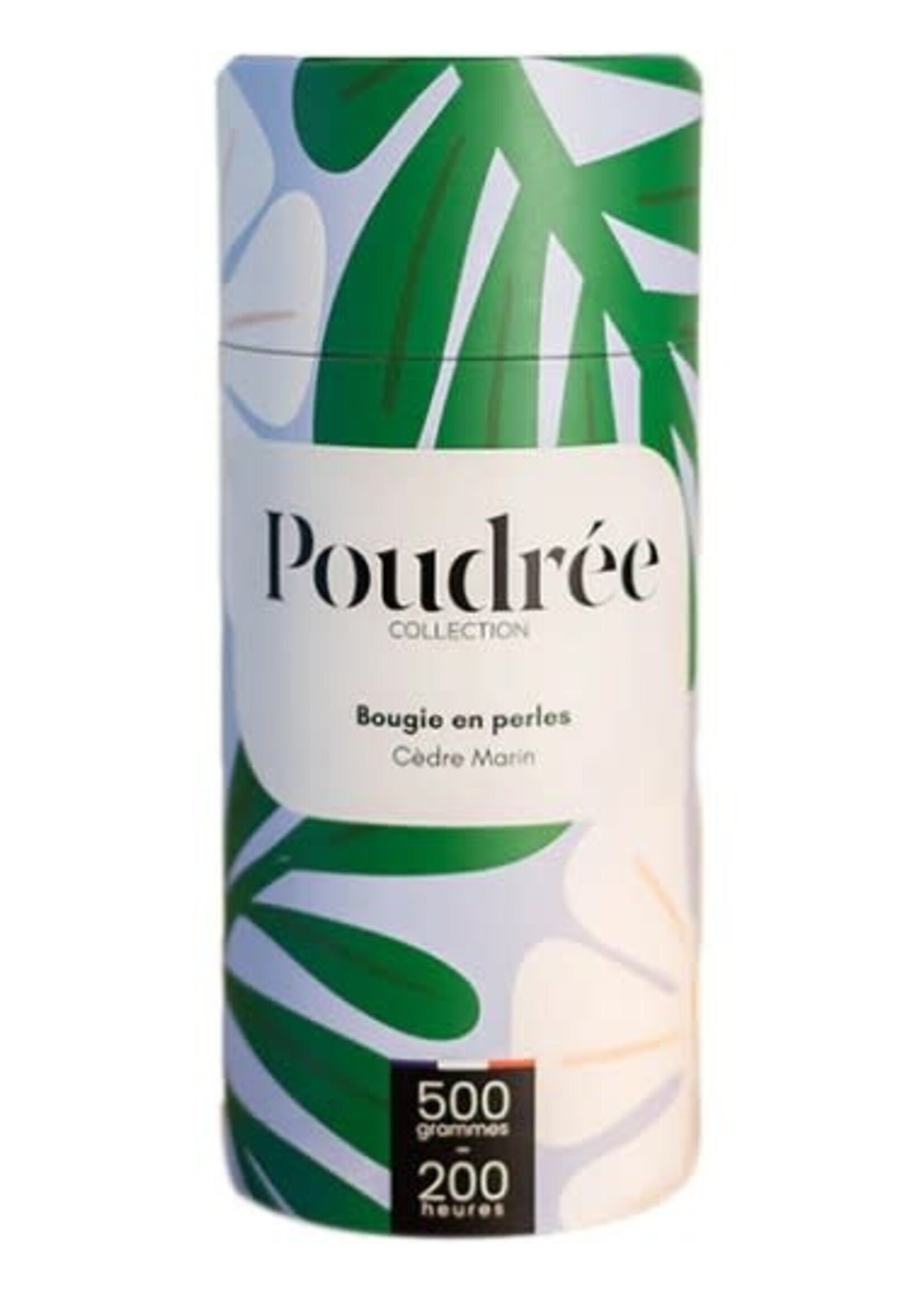 Poudrée Paris Bougie Poudrée Flora Cèdre Marin