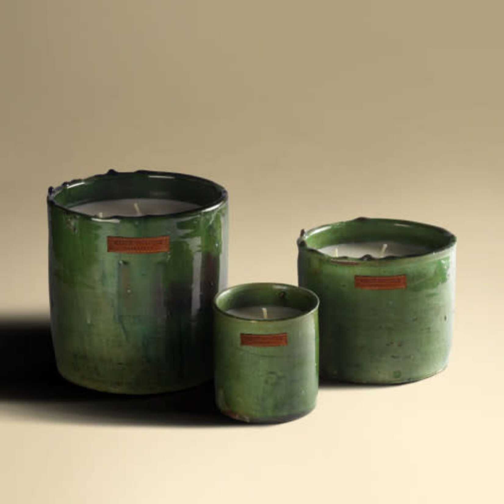 Côté Bougie Bougie Céramique Tamegroute Vert Menthe et Thé