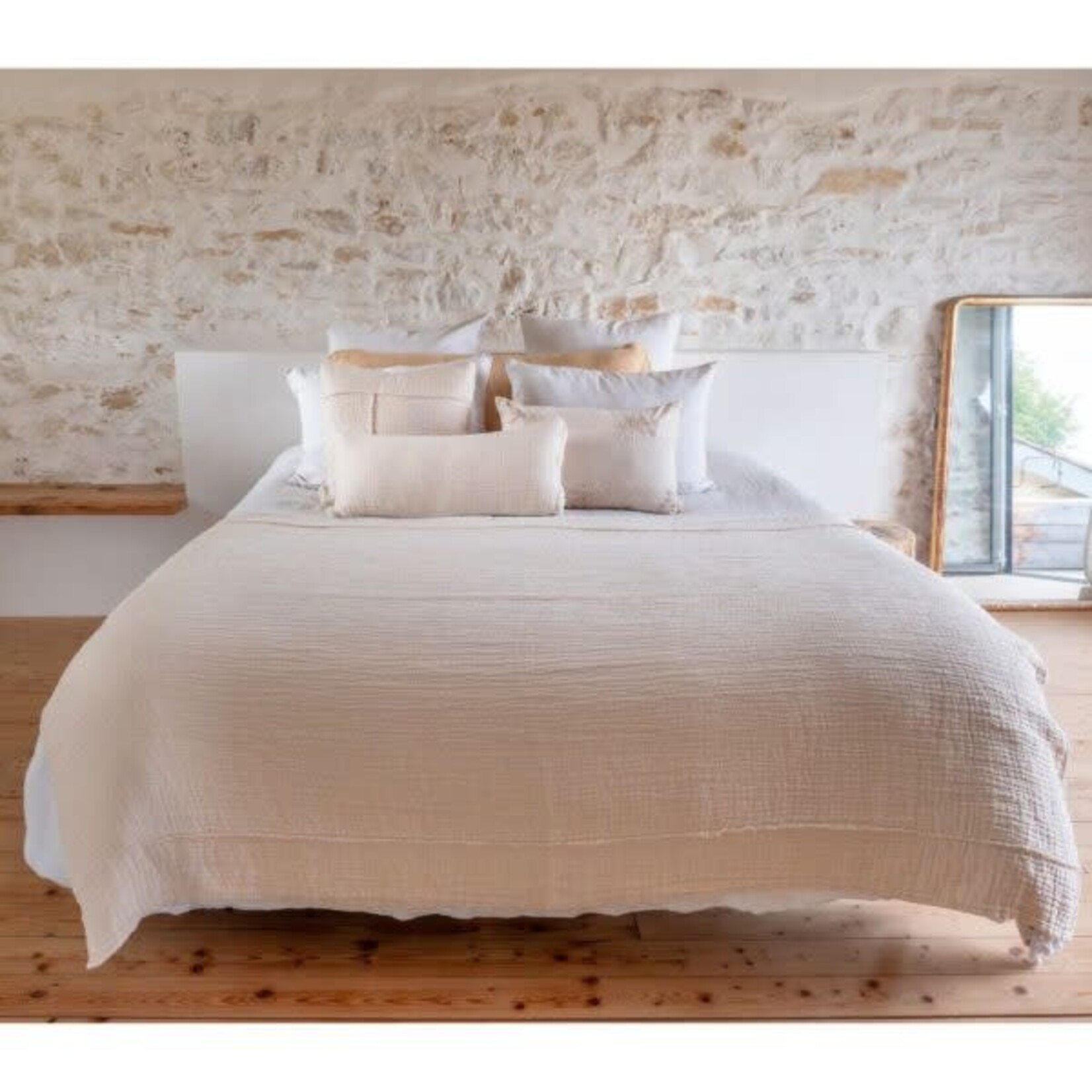 Bed and Philosophy Coussin Naxos Crème 50*50 cm