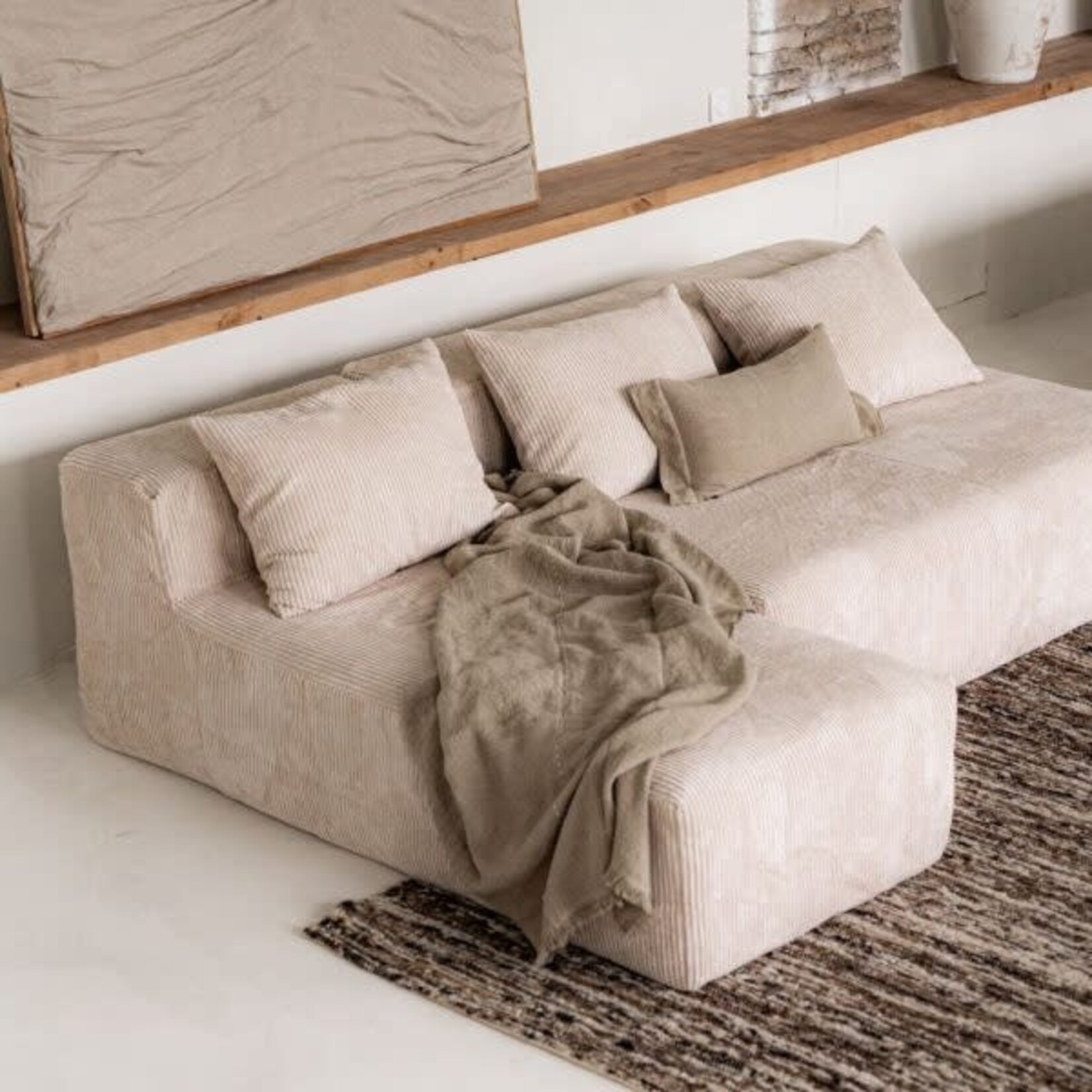 Bed and Philosophy Plaid Come Back Sable 140*220 cm