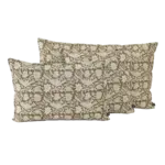 Haomy Housse de coussin Jaipur Kaki 40*60
