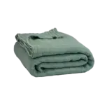 Haomy Plaid Tivoli Vert Sauge 130*200