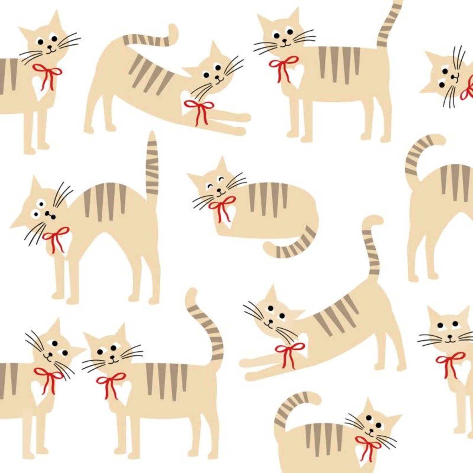 Serviettes en Papier Cat Story 33*33