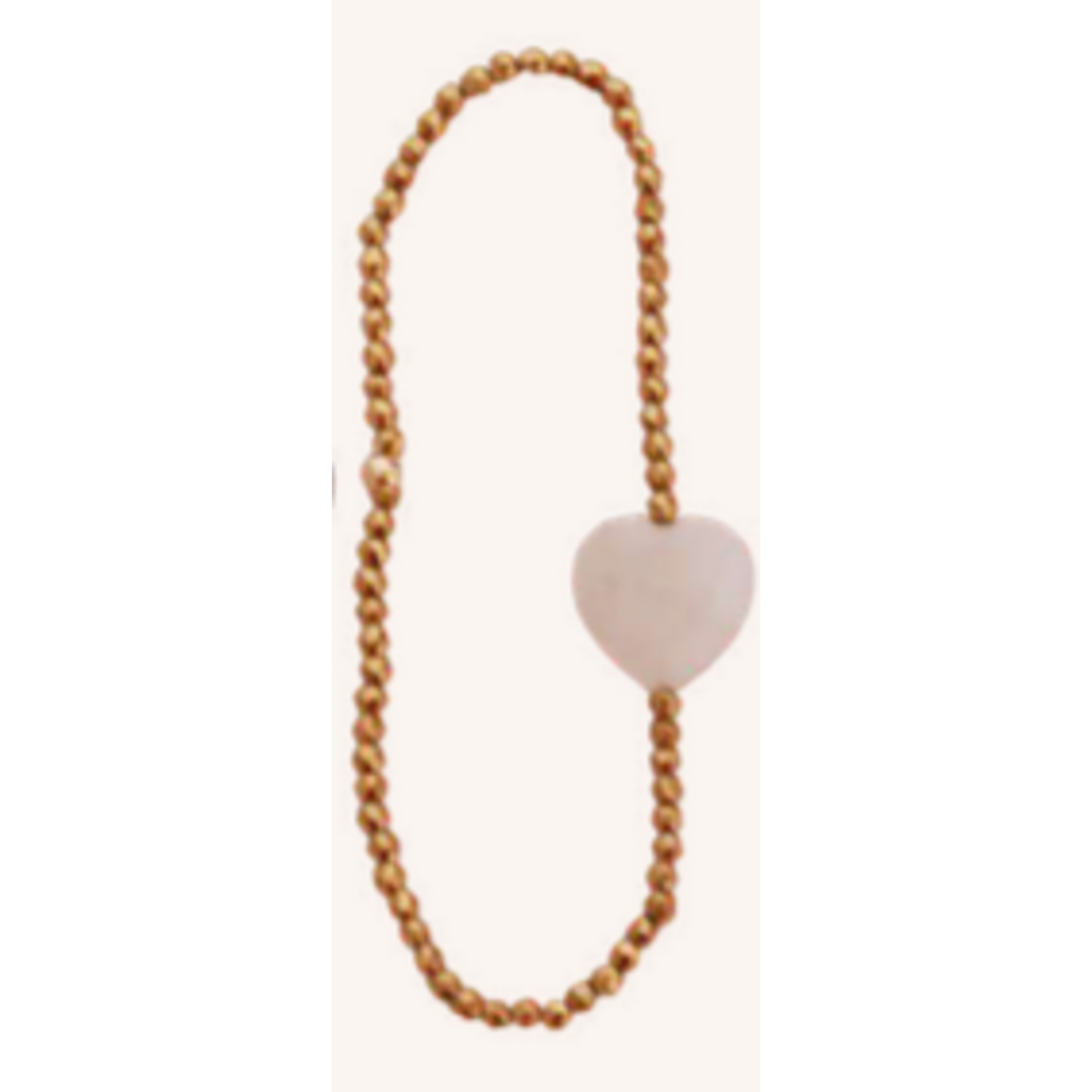 Le Monde est Stone Bracelet Coeur de Pierre Pierre de Lune