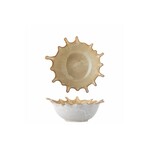 Bloomingville Alcott Bowl Saladier 24 cm Nature Grès