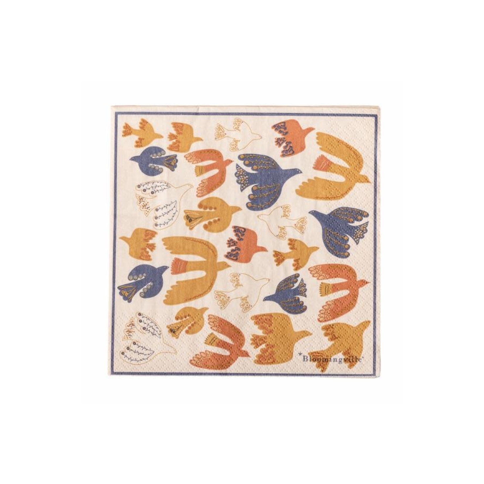 Bloomingville Serviettes Anniversary Multicolore