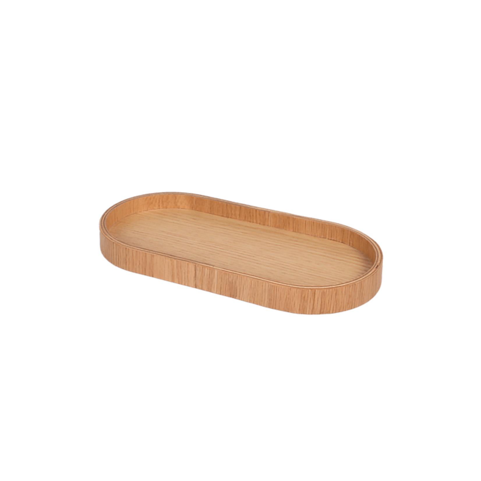 Ekta Plateau Wood Tray Small Oak 11*23 cm