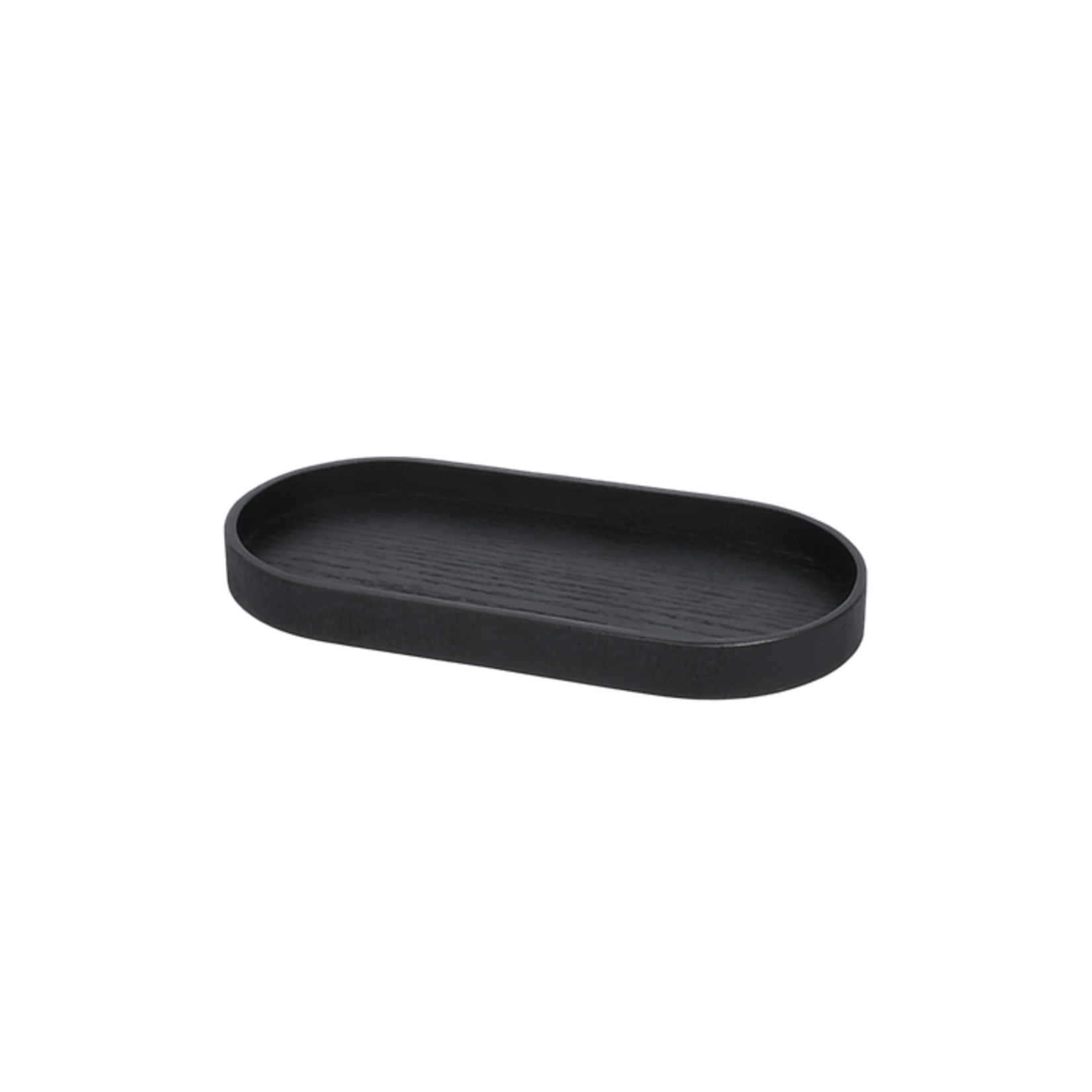 Ekta Plateau Wood Tray Small Black Oak 11*23 cm