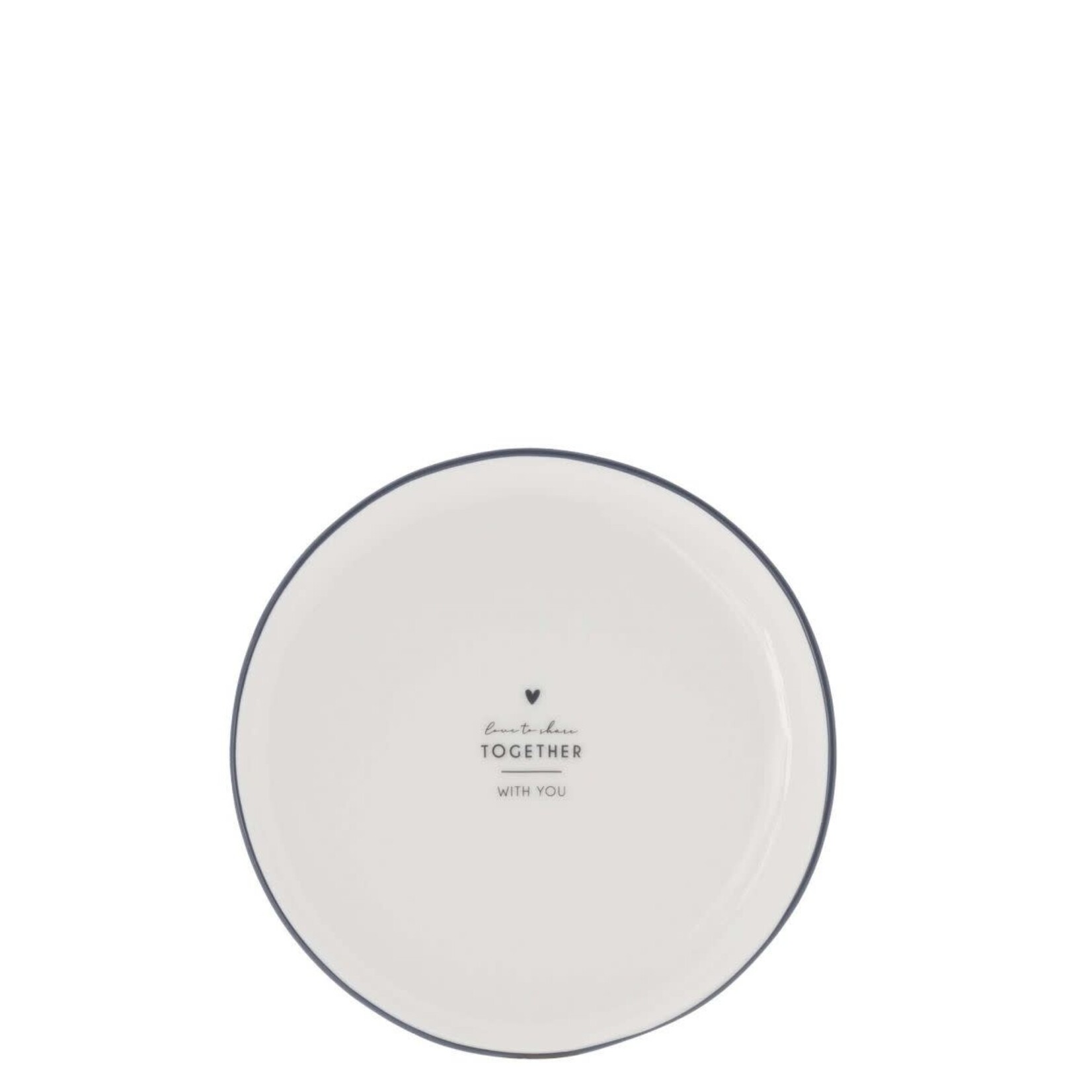 Bastion Collections Cake Plate 16 cm Love Together