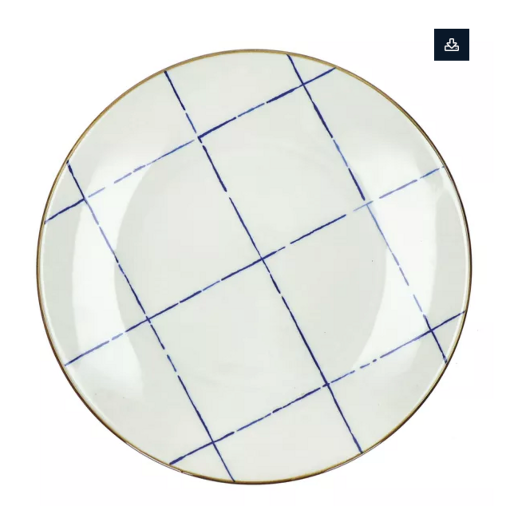 Pomax Anafi Assiette Plate 26,5 cm