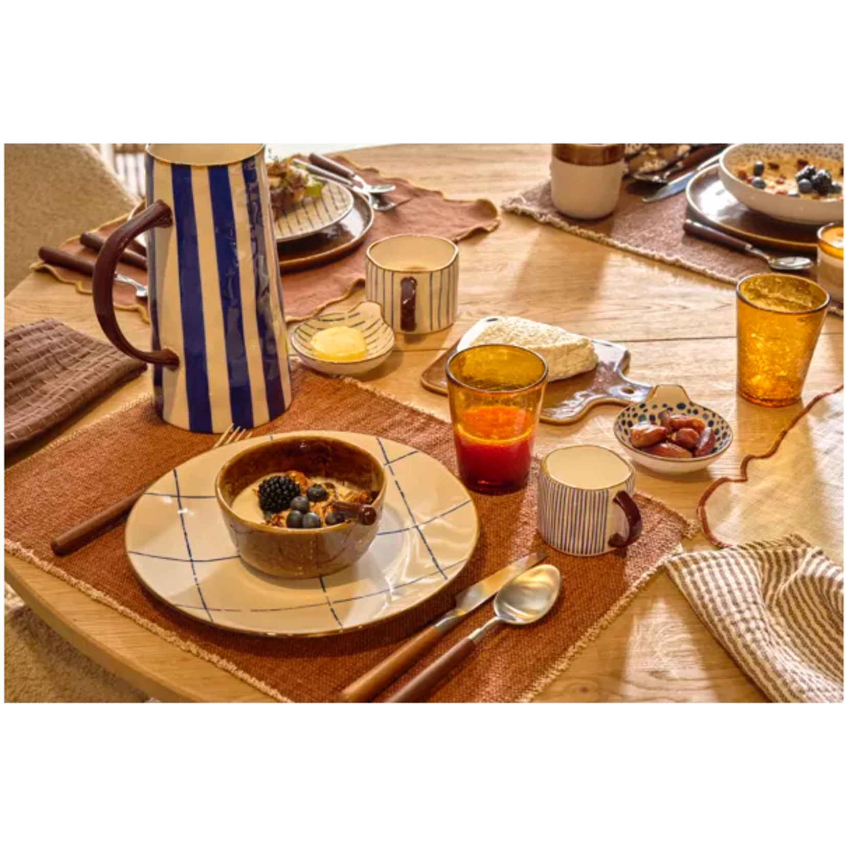 Pomax Anafi Assiette Plate 26,5 cm