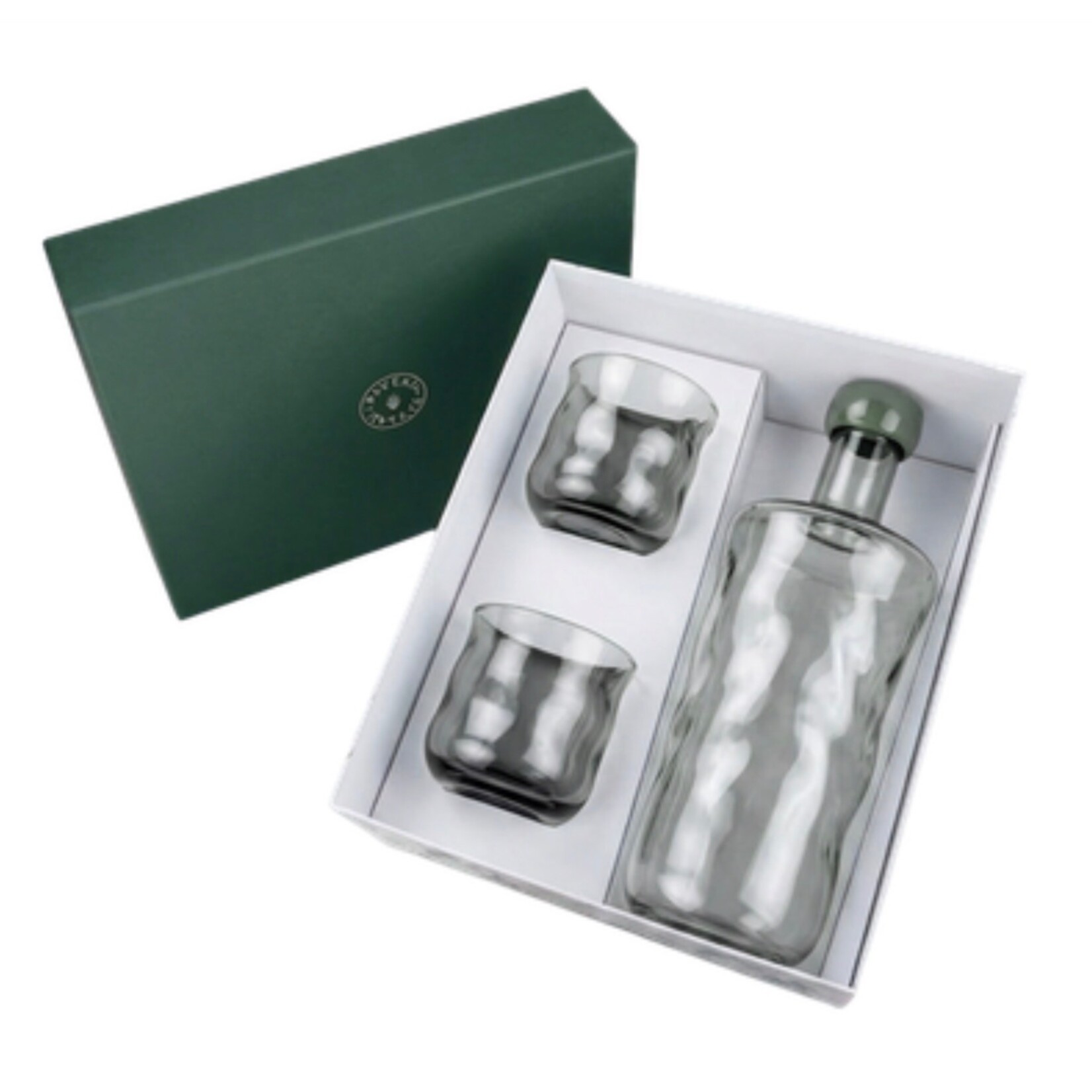 Paveau Gift Set Paveau Swirl Mist Medium 0,75 l + 2 Tumblers