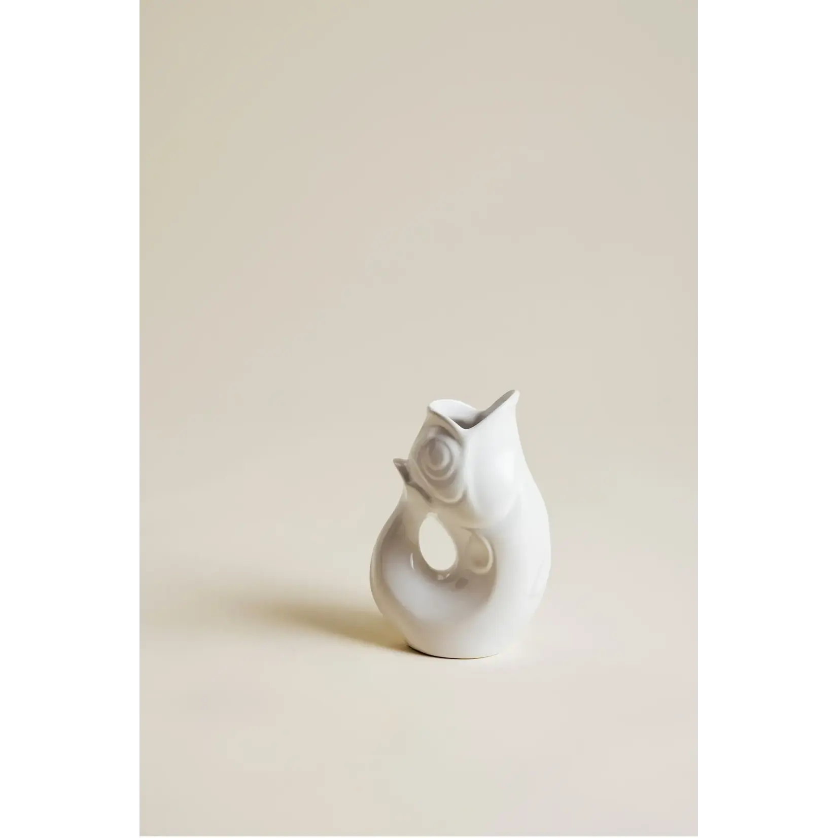 Manufacture de Charolles Carafe Glouglou Blanc Brillant