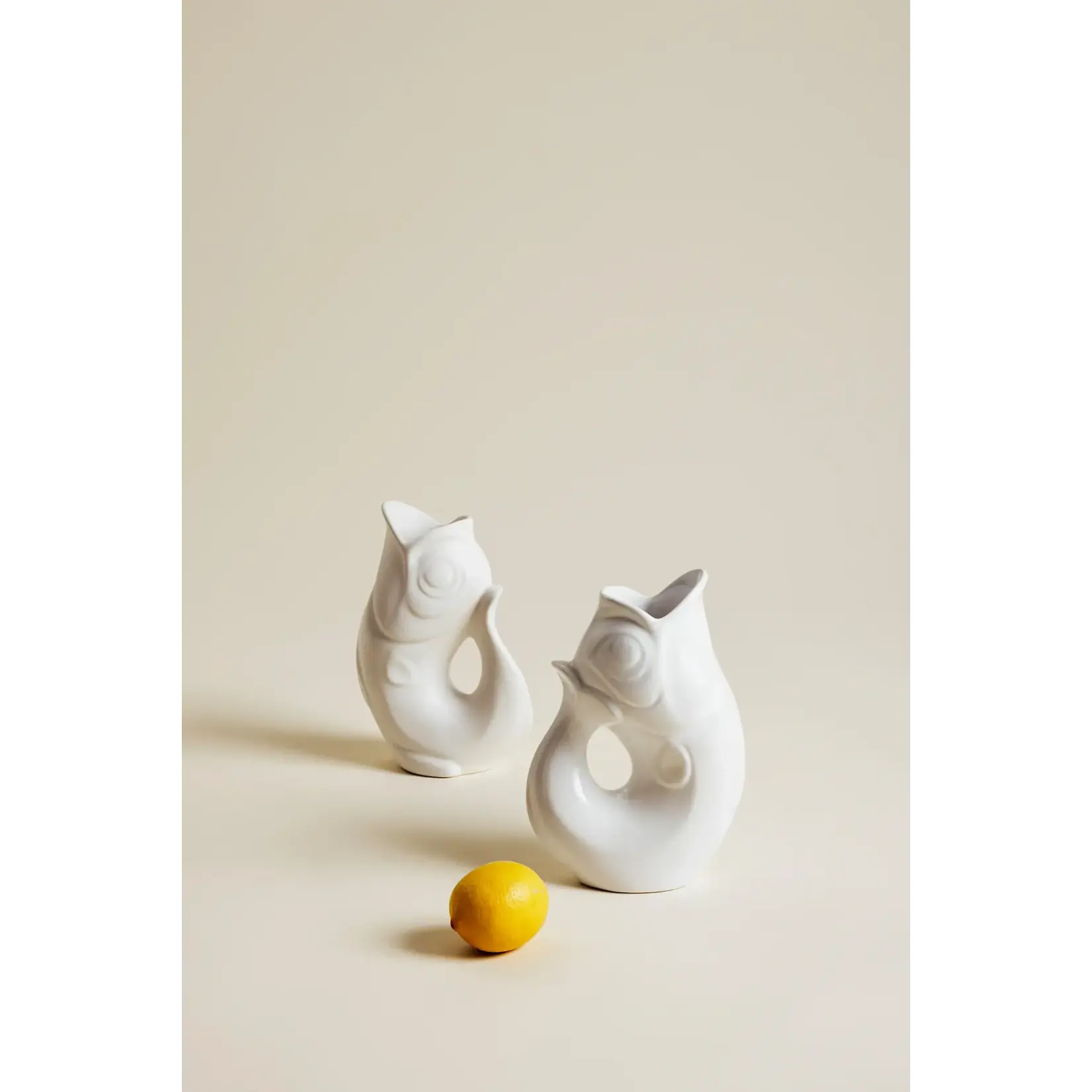 Manufacture de Charolles Carafe Glouglou Blanc Mat