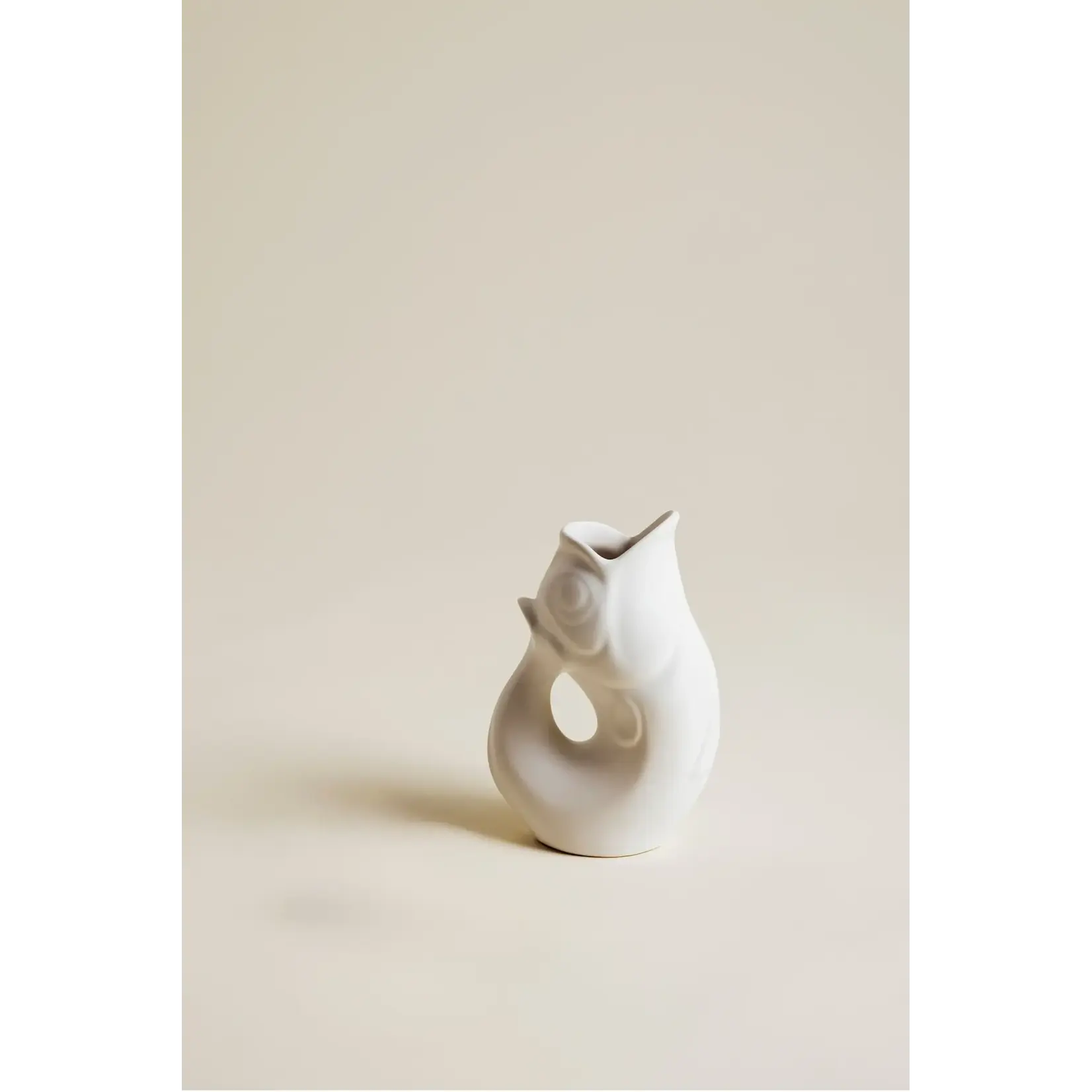 Manufacture de Charolles Carafe Glouglou Blanc Mat
