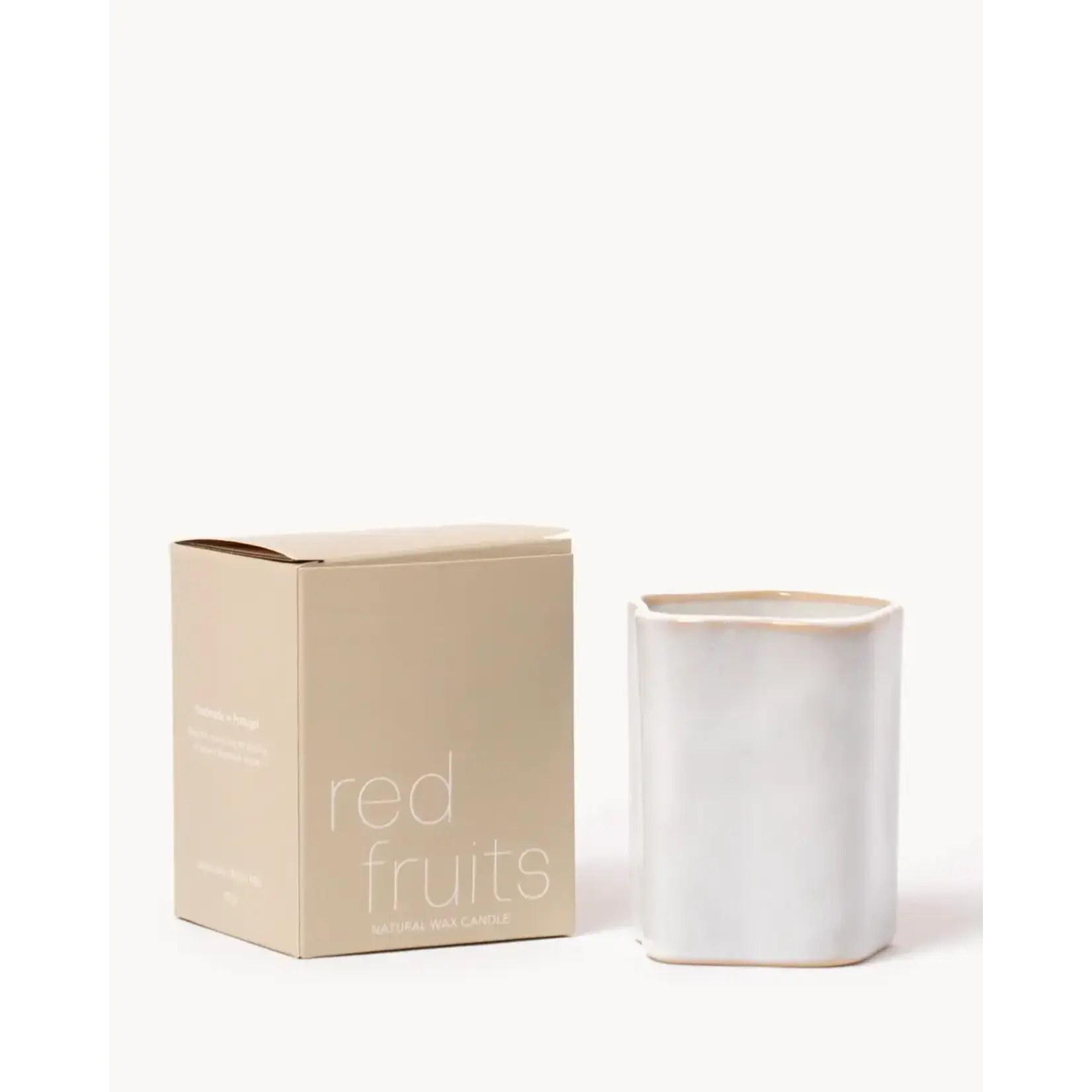 Ocactuu Bougie Signature 150 gr Blanche Red Fruits