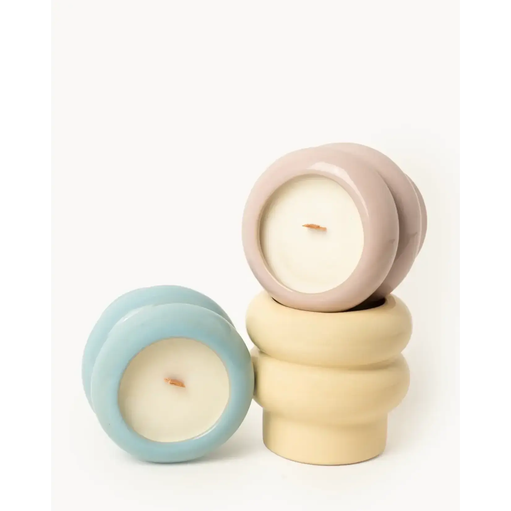 Ocactuu Bougie Ripple 240 gr Crème Vanille