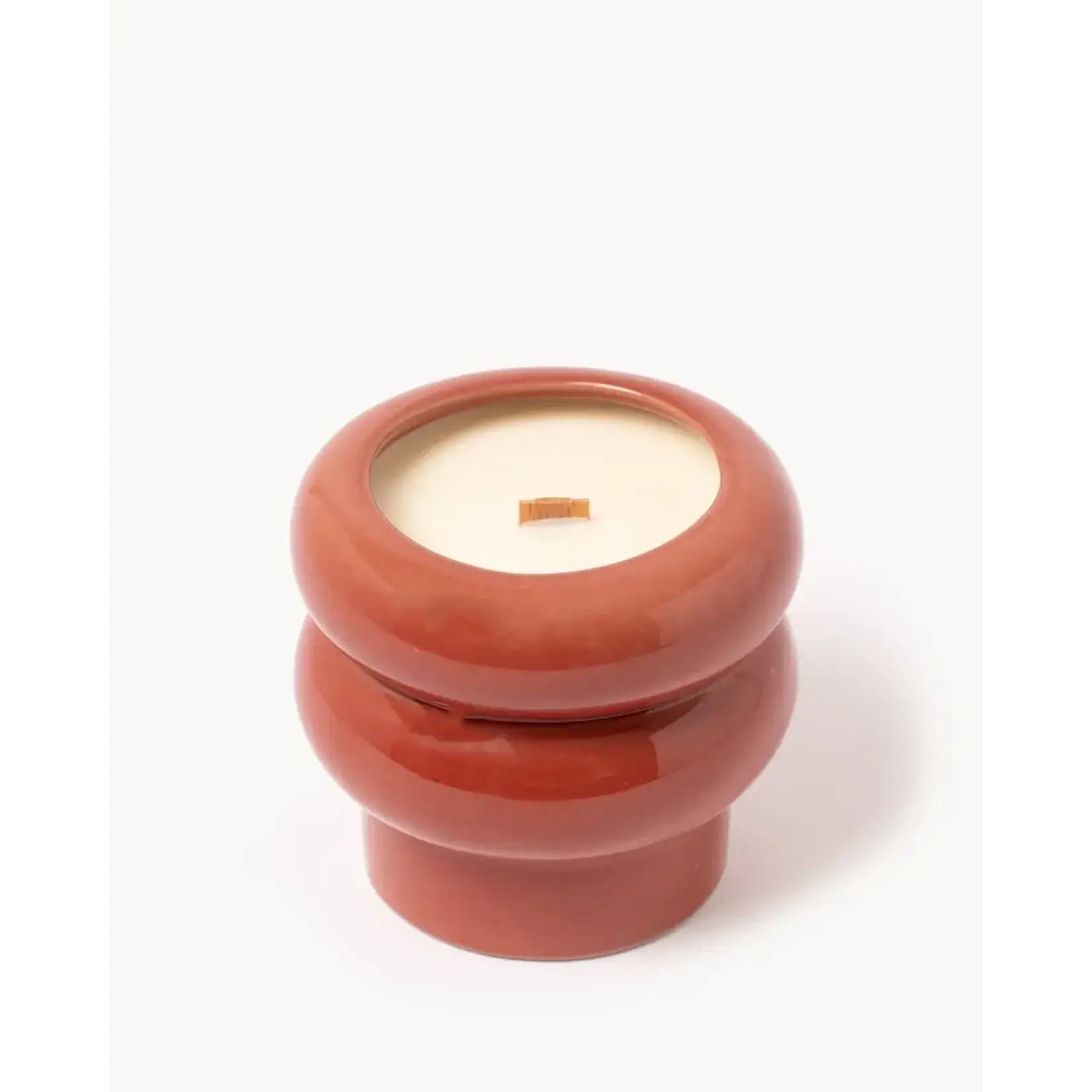 Ocactuu Bougie Ripple 240 gr Terracotta Mandarine