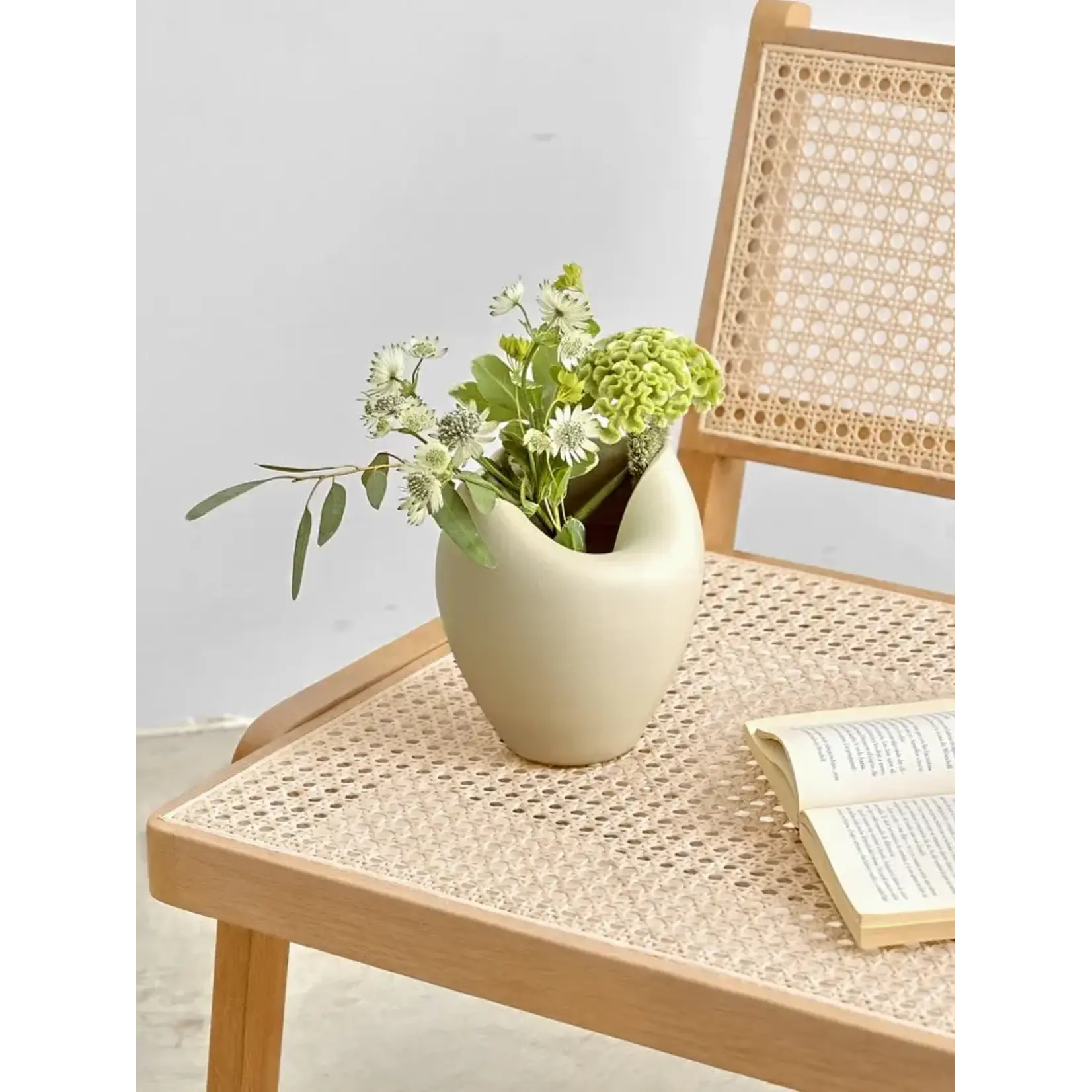 Ocactuu Vase Peony S Off White