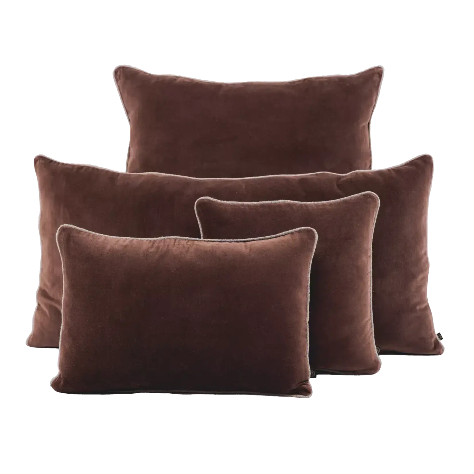 Haomy Housse de coussin New Delhi Ganache 45*45
