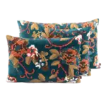 Haomy Housse de coussin Kendal Bleu de Prusse 40*60