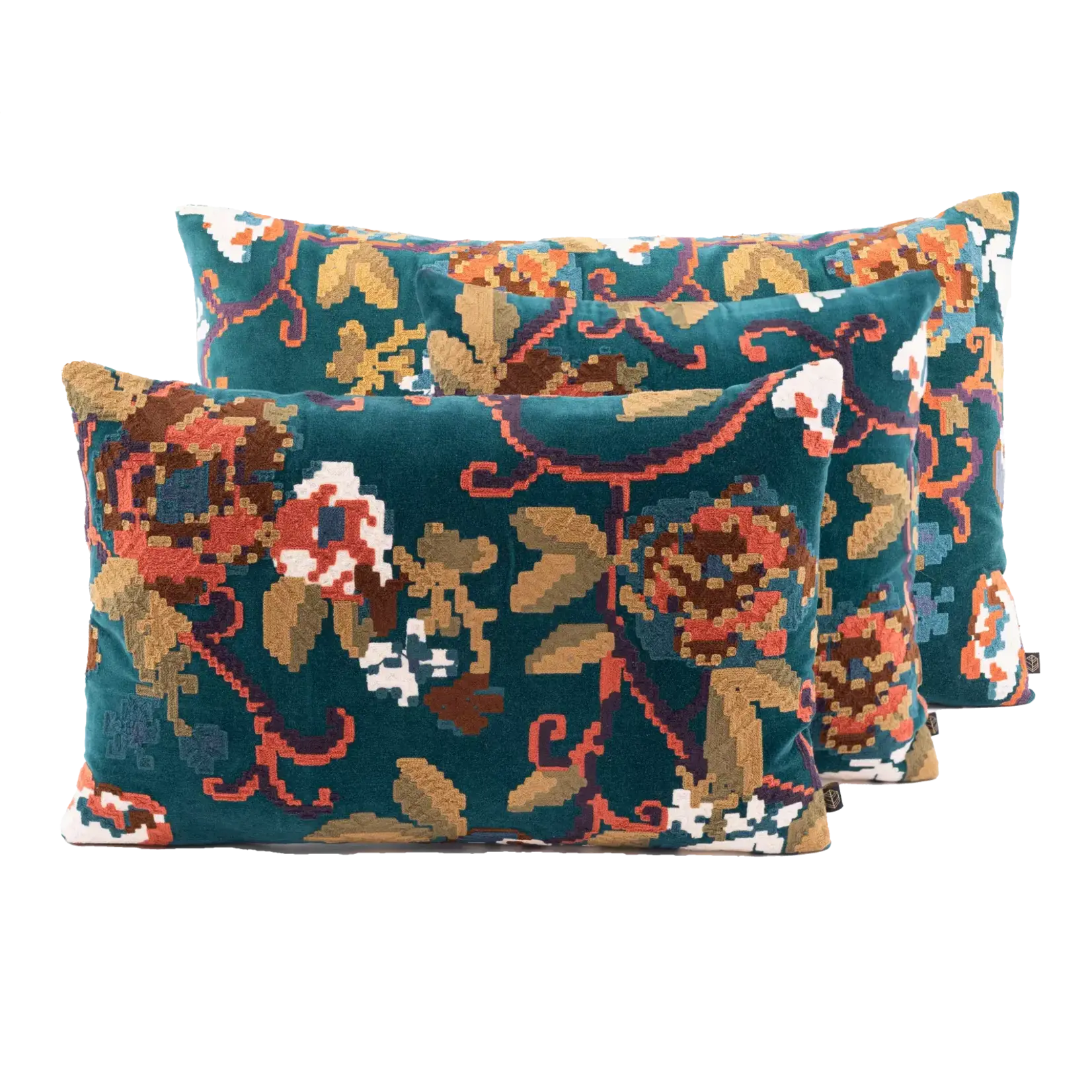 Haomy Housse de coussin Kendal Bleu de Prusse 40*60