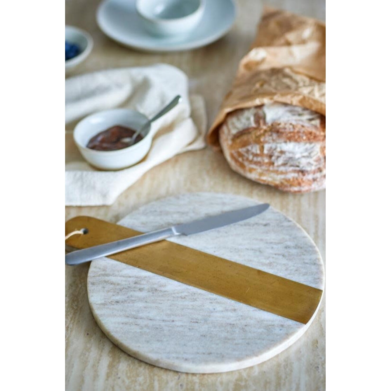Bloomingville Villette Planche Marbre Beige