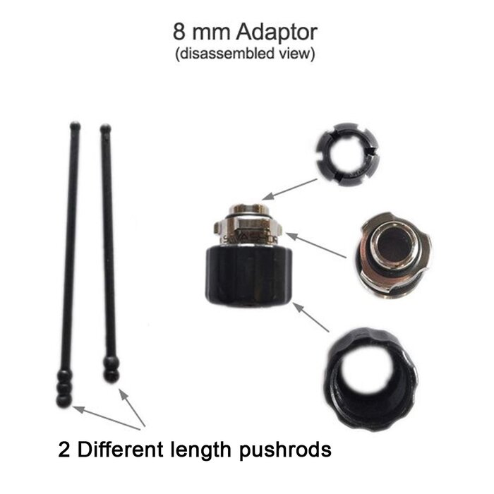 Swashdrive Swashdrive Brush Adaptor 8mm (Delivery Time Appr. 1-3 Workdays)