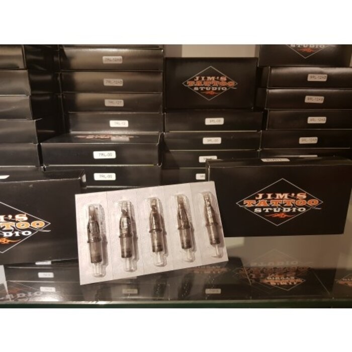 Jim's Tattoo Studio Round Shaders - Doos Van 20 Jims Cartridges