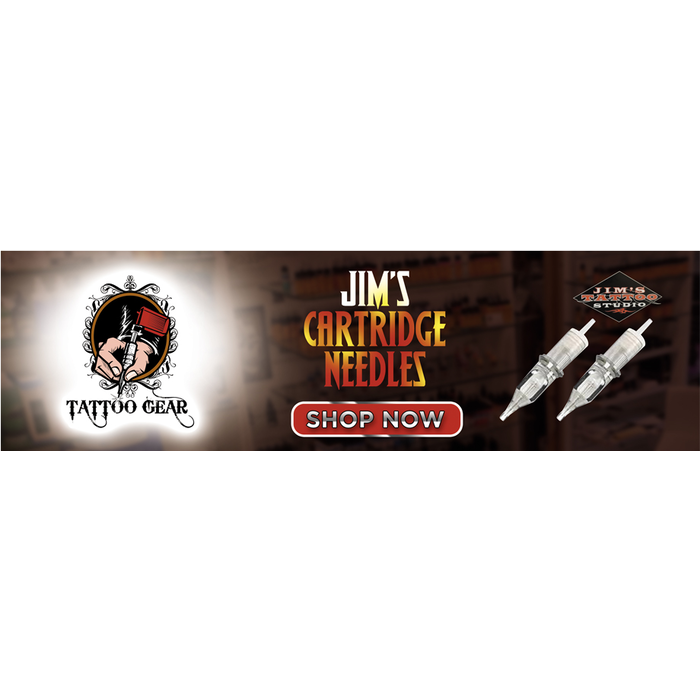 Jim's Tattoo Studio Round Lijners - Doos Van 20-Jim's Cartridges